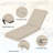 Outdoor Chaise Lounge Cushion – Weather-Resistant, Reversible, Plush Comfort-339010159-339010145