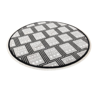 Tapis rond rond Jennings