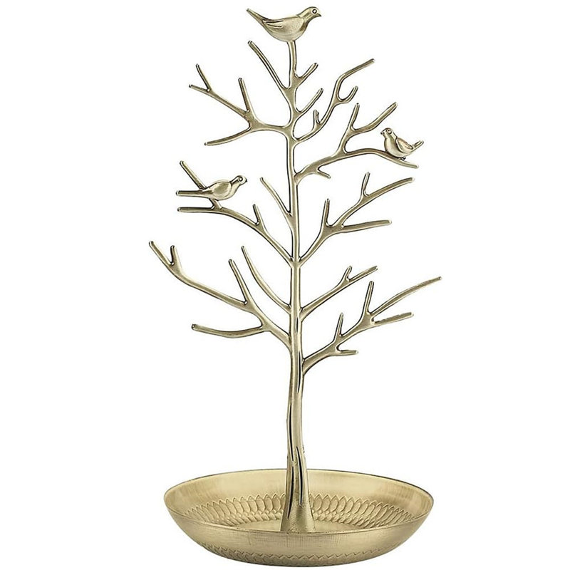 Metal Jewellery Stand + Self Standing, Gold