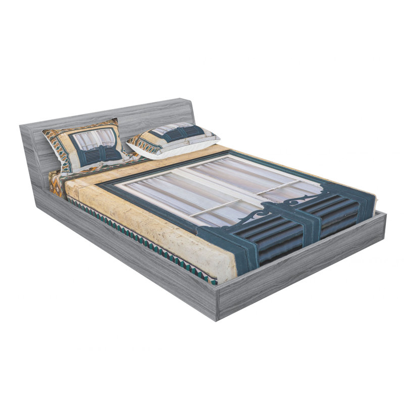 Microfiber Sheet Set, Queen Sheet Set with Fitted Sheet