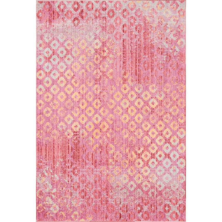 Tapis rose / doré Kyng