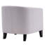 Fauteuil demi-tonneau blanc