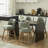  360° Swivel Bar Stools with Solid Wood Frame -445816877-466326315