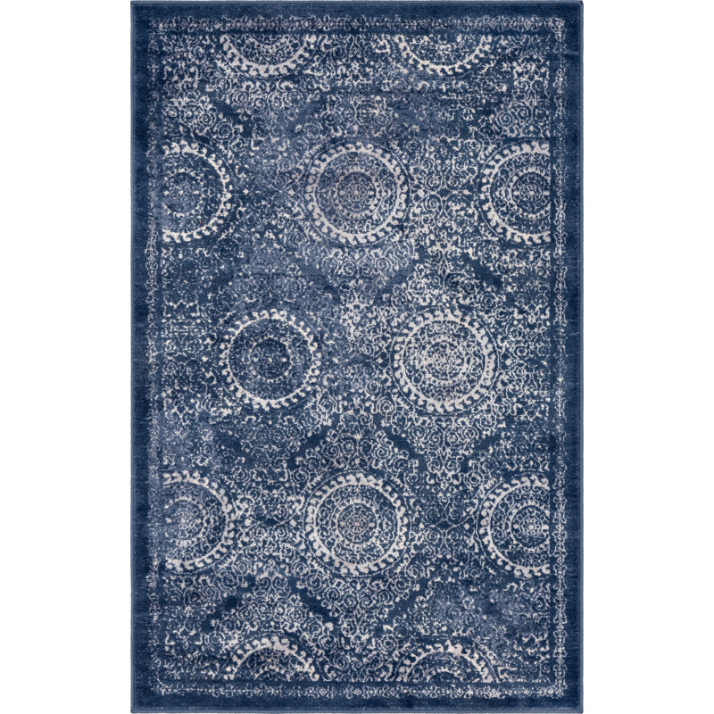 Matherly Geometric Indoor Rug, Rectangle 3'3" x 5'3"