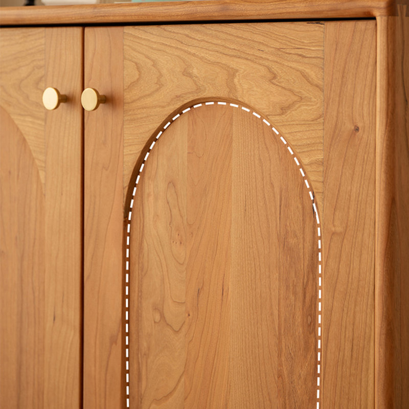 Light large storage shoe cabinet