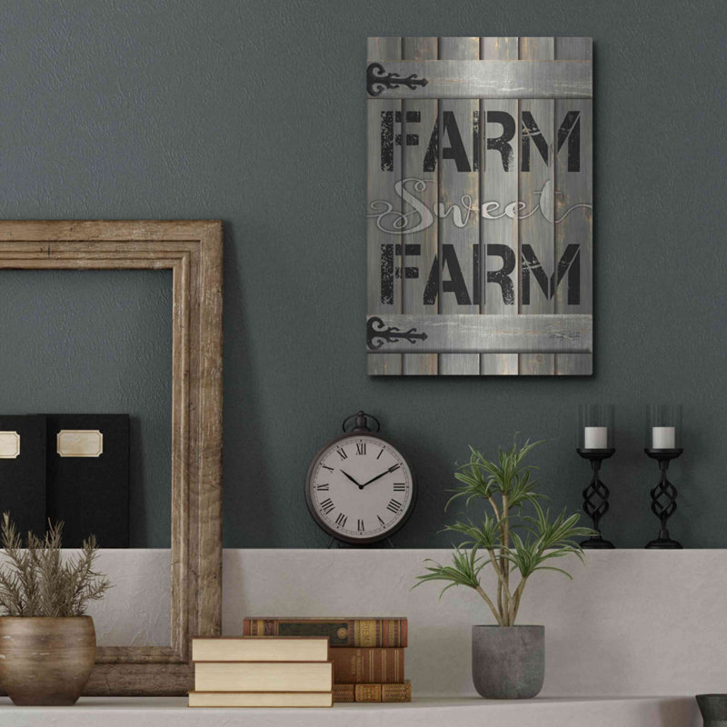 «Farm Sweet Farm» par Cindy Jacobs, H 16 po x l 12 po