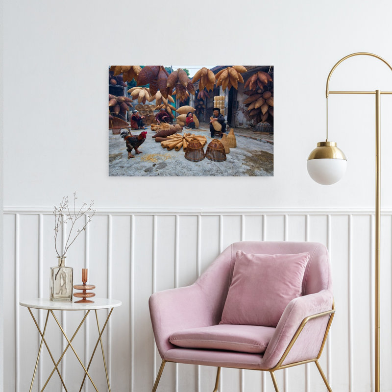 Impression d'art mural abstrait contemporain traditionnel, 24" H x 36" W