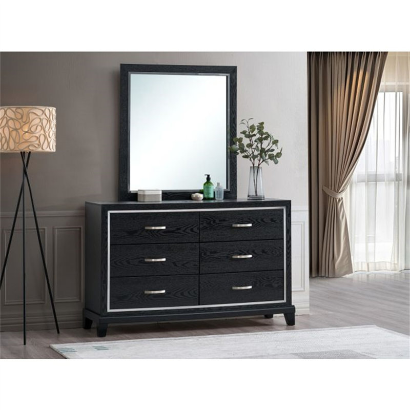 Cadre Livingston noir G02850-M