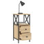 Herendeen 34cm W Iron Bedside Table-272789201-328739557