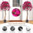 Elam 53 " H Faux Tree in Plastic and Cement Pot