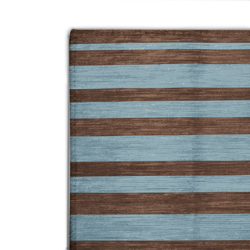 Tapis intérieur / extérieur noir HorizontalStripes