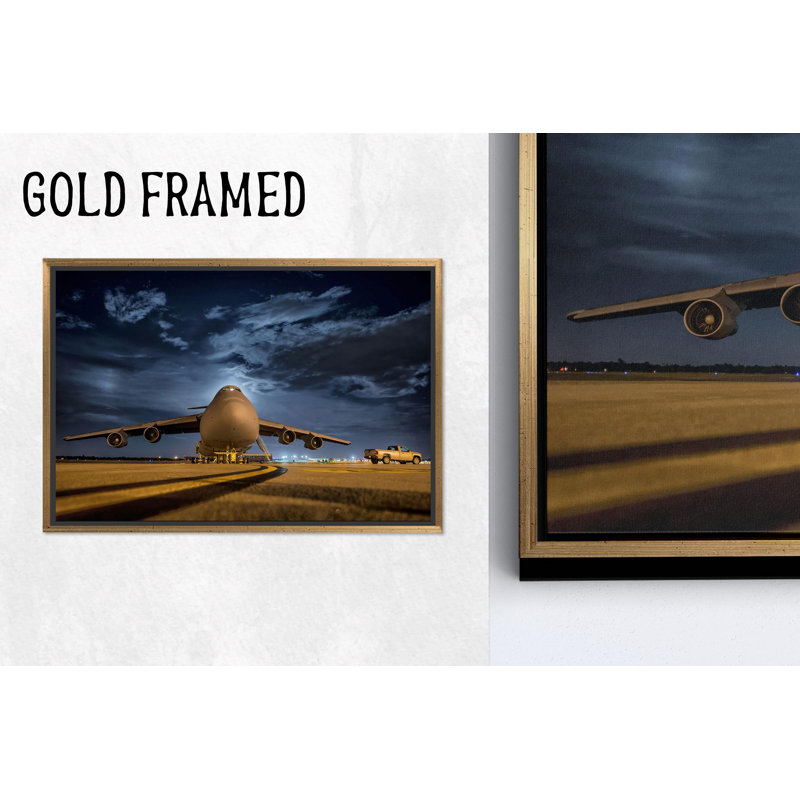 Impression sur toile Lockheed Plane Glass, 27,6 po H x 39,4 po l