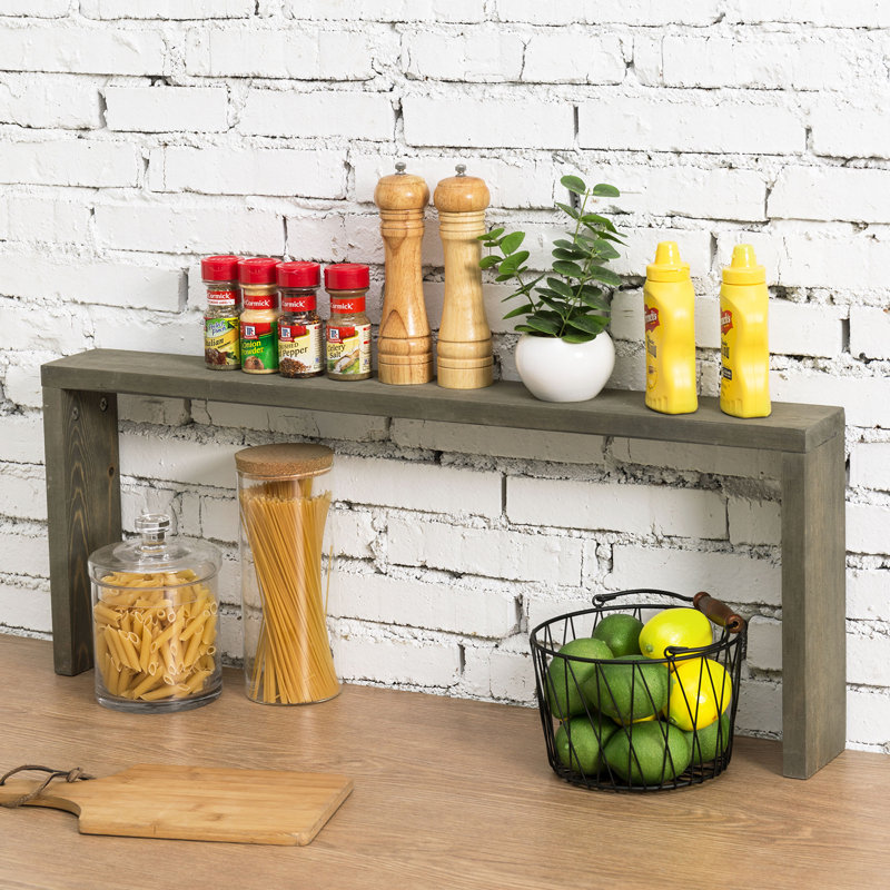 Solid Wood Cabinet Shelving Rack
