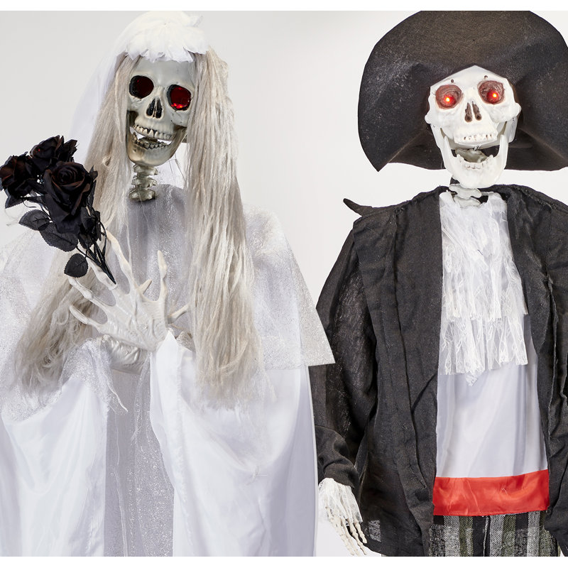Présentoir illuminé debout d'Halloween animée d'Halloween