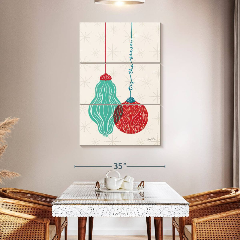 Lelend Retro Ornaments II, 50" H x 32" W