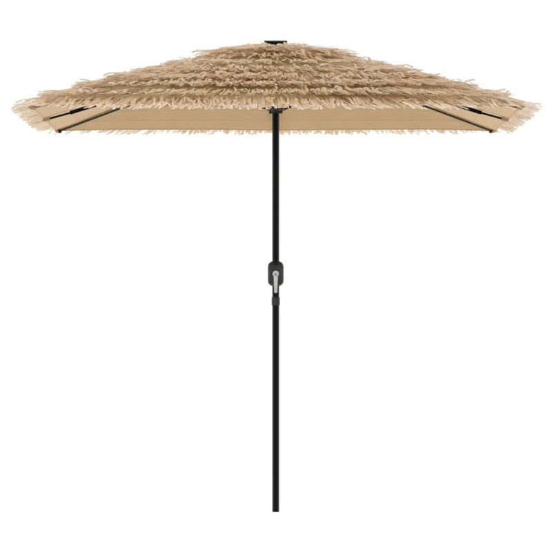 Beach Parasol, Brown, white and pink, 248cm H x 248cm W x 248cm D