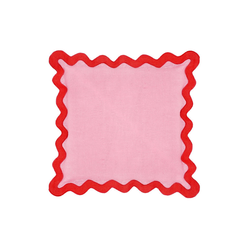 Coussin Holloman, Rouille / rose