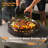 32 Inch Fire Pit Table, Propane Smokeless Fire Pit Table with Hidden Fuel Tank, Wind Guard and Baking Sheet for Garden, Patio, Gray-1807273697