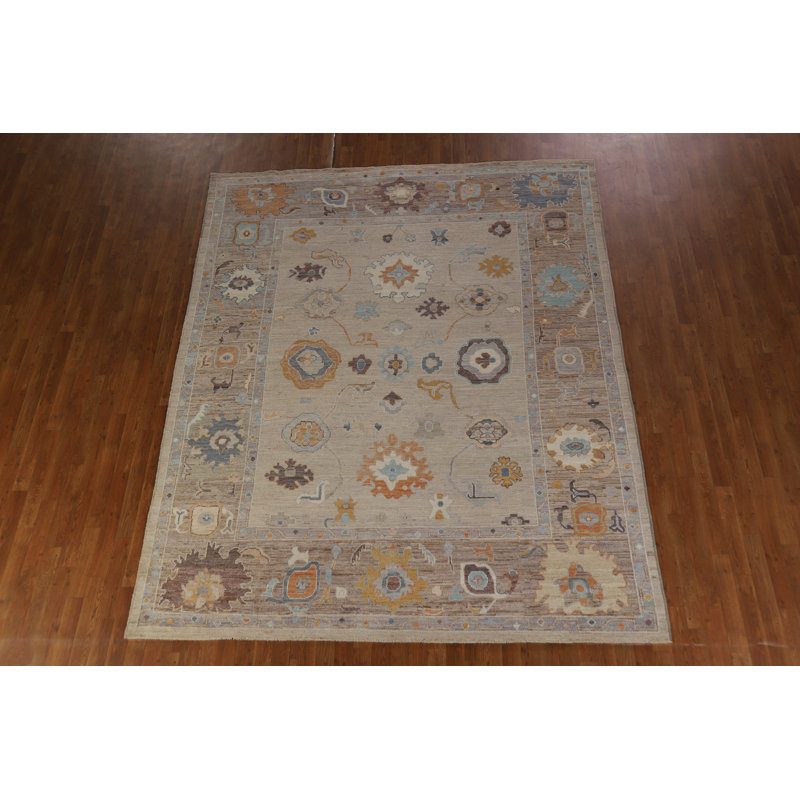 Vegetable Dye Oushak Turkish Area Rug 8x10