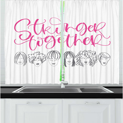 Ruffled Kitchen Curtain