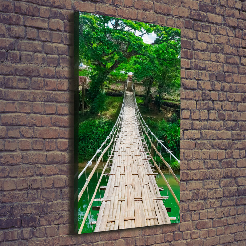 Suspension Bridge - Wrapped Canvas Print