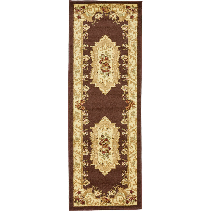 Debora Oriental Area Rug, Runner 2'2" x 6'1", Brown