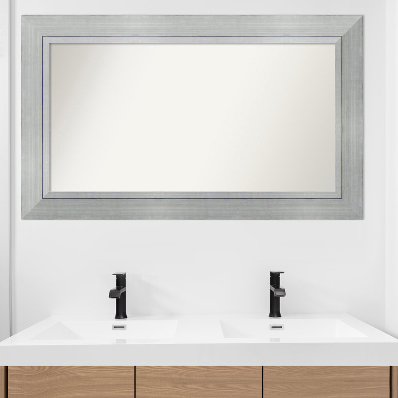 Yousef Solid Wood Wall Mirror, Rectangle, 28.25" x 47.25"