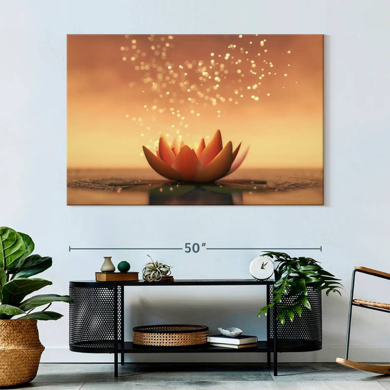 Magical Water Lily, 34" H x 51" W