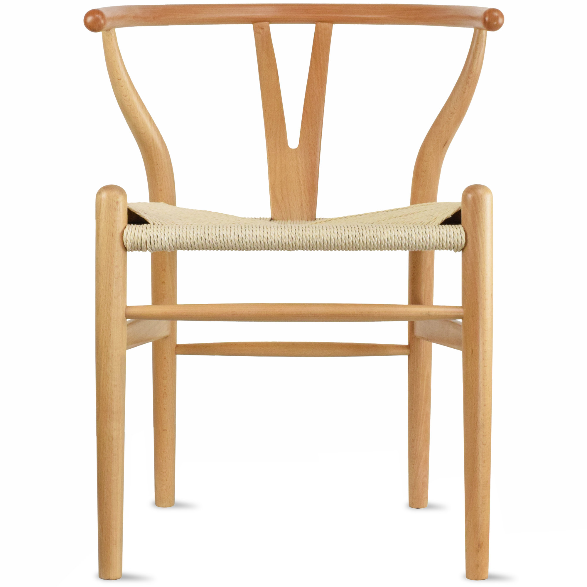 Baruti Wooden Wicker Dining Chair, Beige/Tan