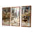 Toile avec cadre flottant brun