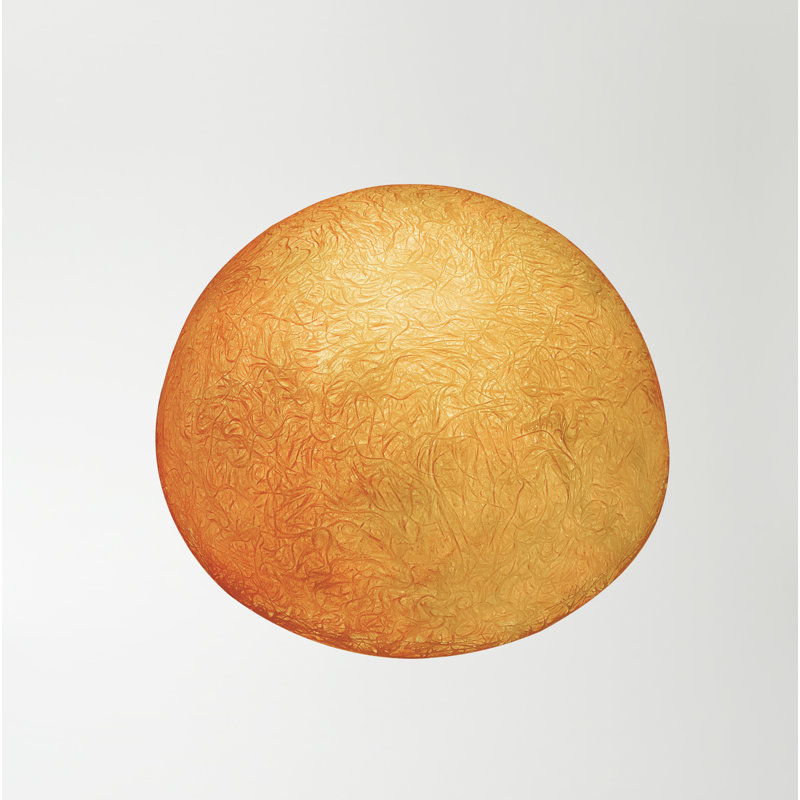 Luna Flush Mounted Sconce, Orange