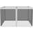 Outsunny 10' X 12' Replacement Mesh Sidewall Netting For Patio Gazebos And Canopy Tents With Zippers (Sidewall Only)-125204778