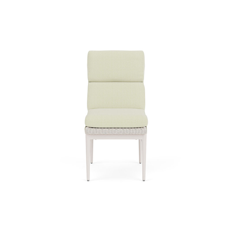 Cascade Outdoor Dining Side Chair, Bamboo Bay Meadow, Antique White
