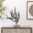 Sikes Metal Abstract Decorative Gray Sculpture with Marble Base