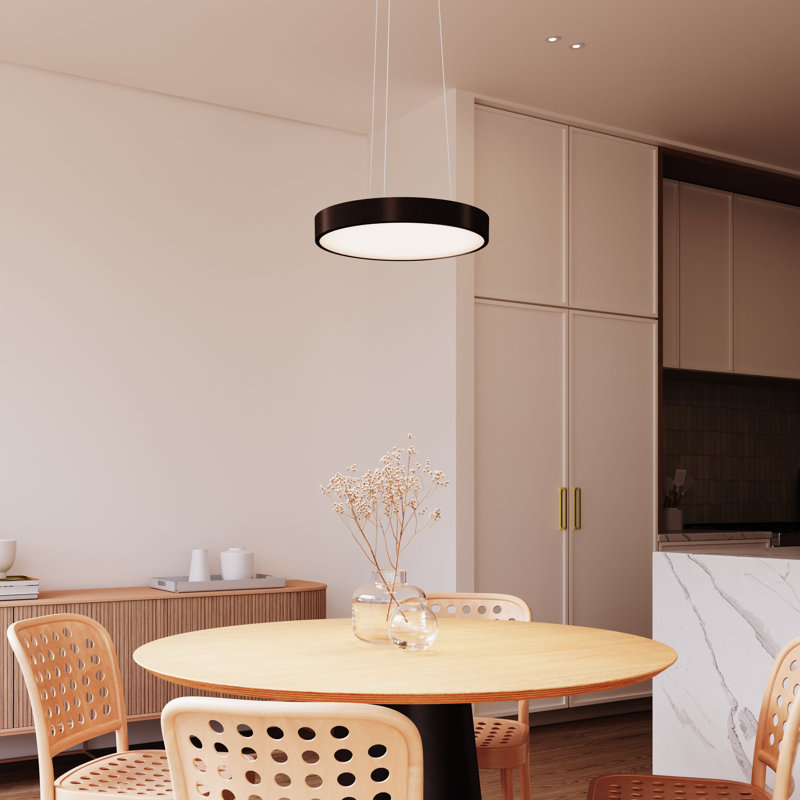 Servare 1 - Light LED Pendant, Black Bronze, 2" H x 16" W