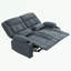 Causeuse inclinable avec porte-gobelets et poche latérale-580498238