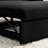 Leiyla Modern 55" Convertible Sofa Bed with Detachable Arm Pockets-275014922