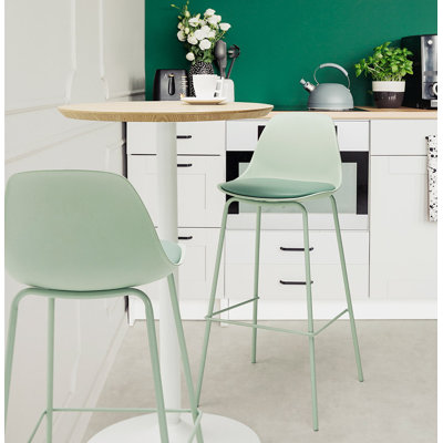Jeneba Round Metal Base Dining Table