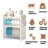 Zakary 3-Tier Carbon Steel Dish Drying Rack