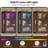 Wall-Mounted 3-Sided Glass Display Metal Cabinet With Double Doors-1711103135