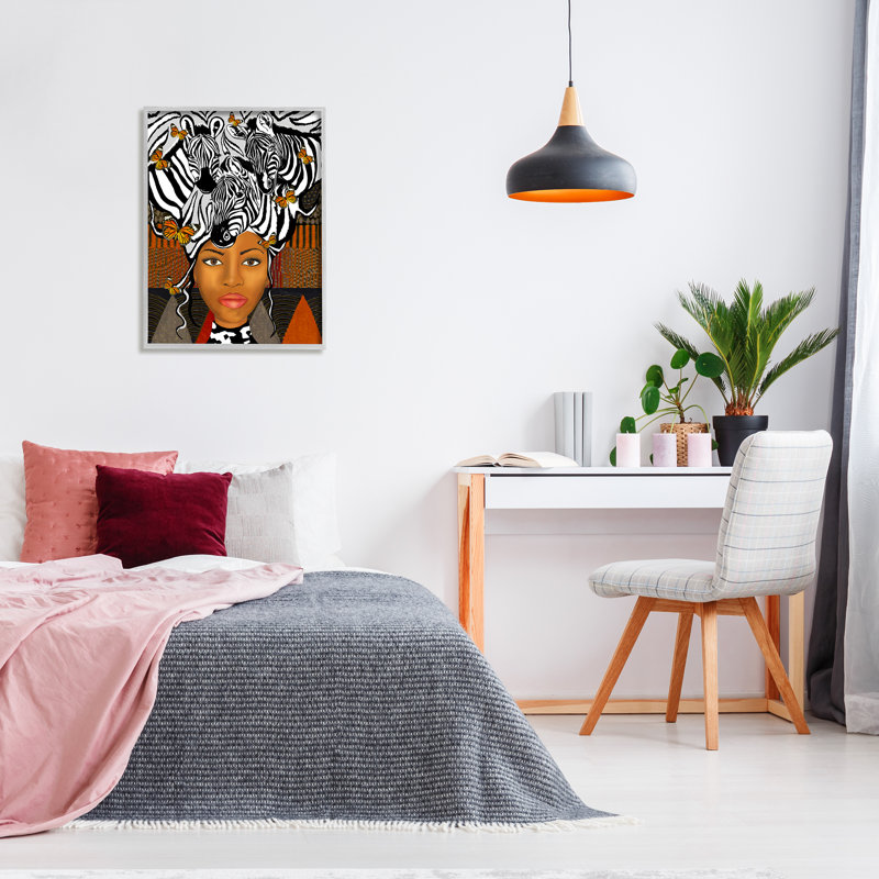 «Abstract Abstract Zebra Butterfly» par Sangita Bachelet - impression, Estampe numérique Farmhouse