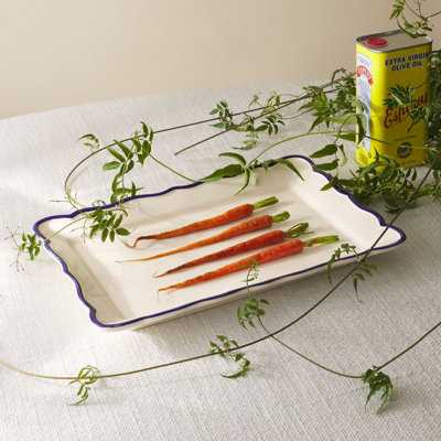 Jane Handpainted Rectangular Platter