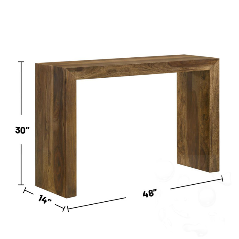 Rectangular Entryway Console Table
