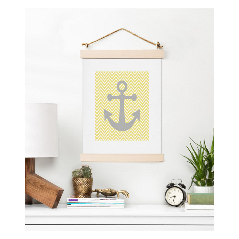 « yellow anchor », impression