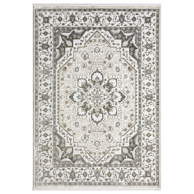 Tapis crème United Weavers Carllene Alex, Rectangle 1 pi 10 po x 3 pi
