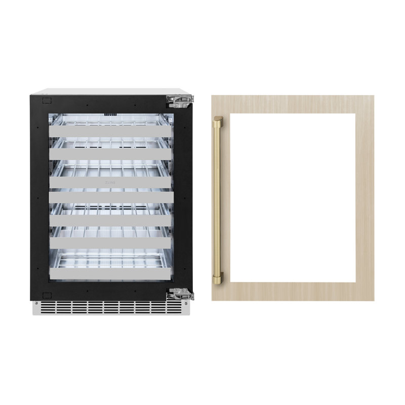 23.88 44 Bottle Wine Refrigerator, Champagne Bronze