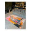 Tapis décoratif tissé multicolore à motif léopard lavable à la machine-2083805268
