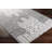 Baconton Power Loom Gray/White Rug-2074212023