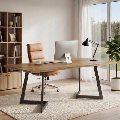 Metal Base Executive Desk
