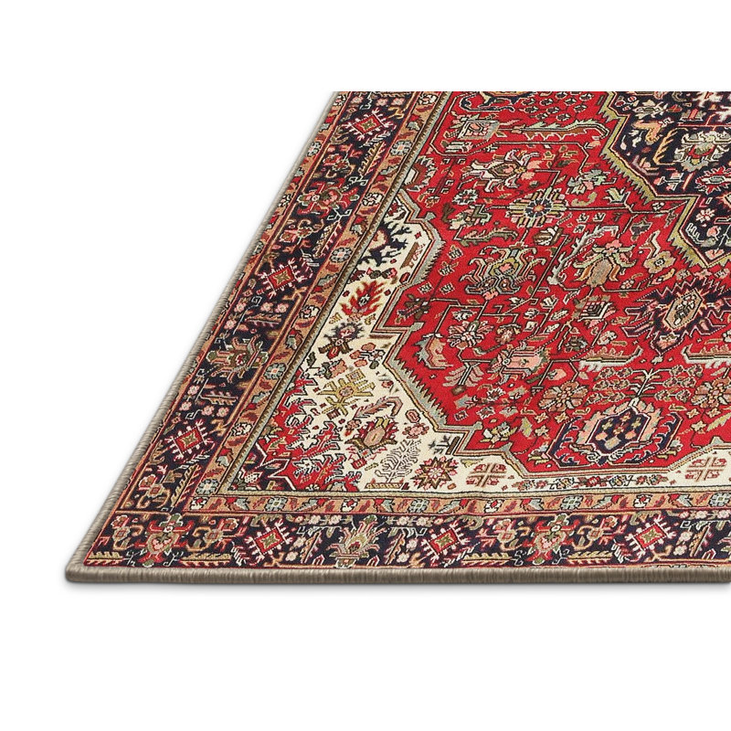 4199 de Tapis décoratif traditionnel, Rectangle 2 pi x 3 pi